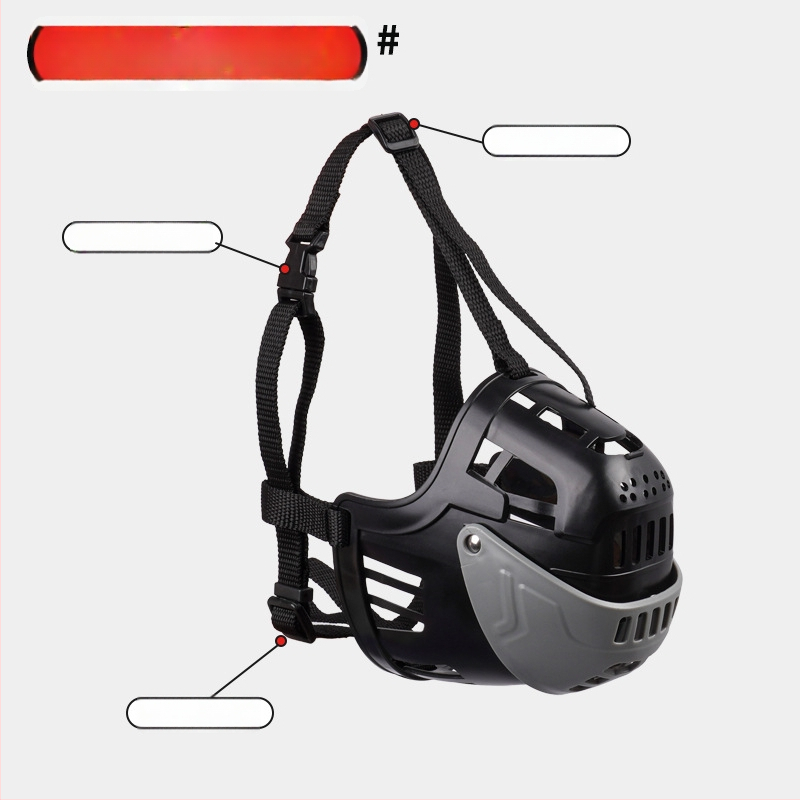 Μάσκα στόματος σκύλου - Αναπνεύσιμη, Αντι-δαγκώματος, Αντι-γάβγισματος, Λειτουργία επεκτάσεως γλώσσας για πόσιμο νερό - Υλικό: Πλαστικό, PE - Μάρκα: Pampering - Συσκευασία: 100 τεμάχια