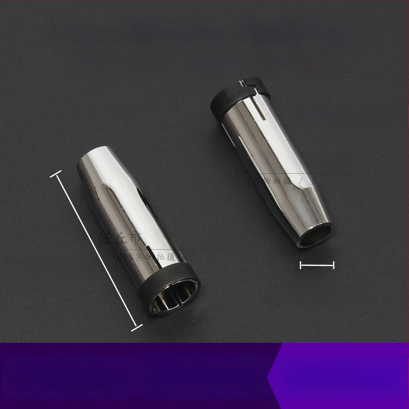 Pribor za zavarivanje uz zaštitu plinova: zaštitna mlaznica, pokrov mlaznice, sjedište spojne šipke mlaznice, koljeno priključka; bakreno premazivanje; zavarivanje različitih metala