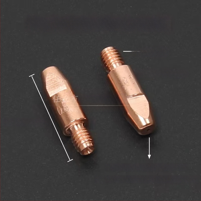 Pribor za zavarivanje uz zaštitu plinova: zaštitna mlaznica, pokrov mlaznice, sjedište spojne šipke mlaznice, koljeno priključka; bakreno premazivanje; zavarivanje različitih metala