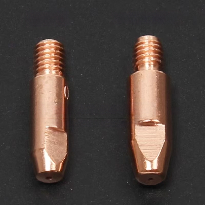 Pribor za zavarivanje uz zaštitu plinova: zaštitna mlaznica, pokrov mlaznice, sjedište spojne šipke mlaznice, koljeno priključka; bakreno premazivanje; zavarivanje različitih metala