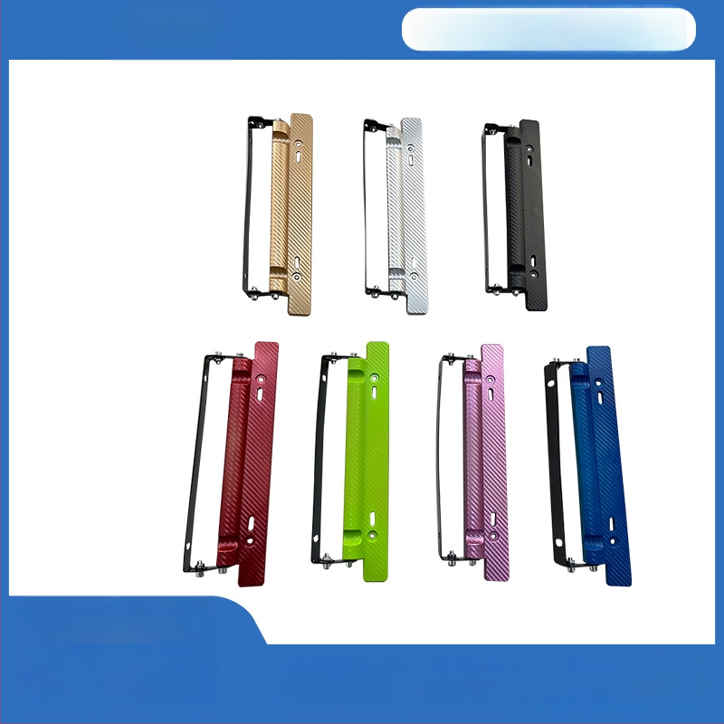 Universaalne numbrimärgi raam, pööratava nurgaaga, ABS-kõva plastik + raudne raam