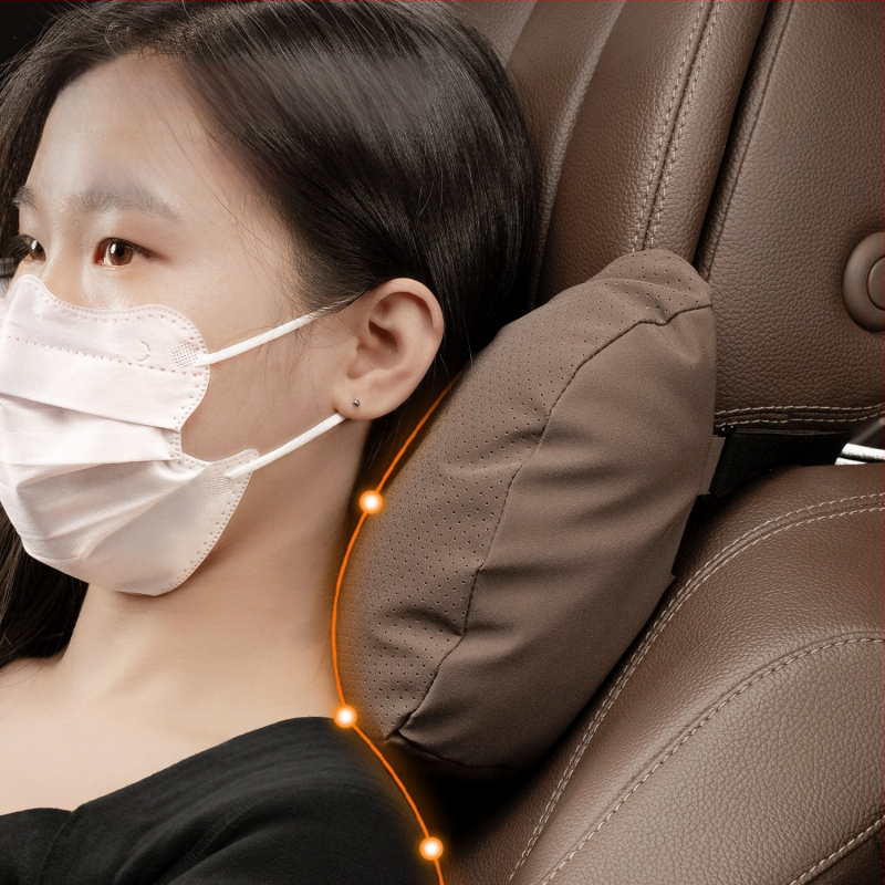 Shannai auto kaela padi – suede väliskate, mäluvahtu täidis, universaalne ühilduvus, kõikidele aastaaegadele