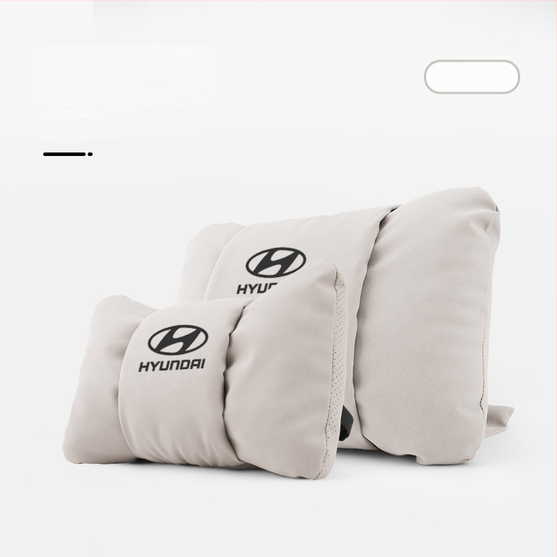 Autopea ja alaselja padja komplekt – universaalne sobivus, kõikide aastaaegade jaoks, välisk materia jaht veluur, täidis pilve puuvill, margi logo muster