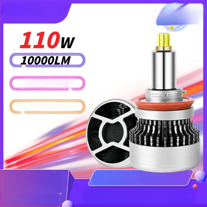 Автомобилен LED фар, 360° осемъгълен дизайн, 55W, 12V, 10000 lm, IP68, 50000 ч