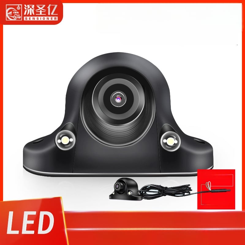 Κάμερα νεκρής ζώνης αυτοκινήτου με δεξιά προβολή και εμπρός/πίσω πλευρικό θέαμα, 12V, 360° ρύθμιση, ανάλυση 480×272, AV σήμα, 6W