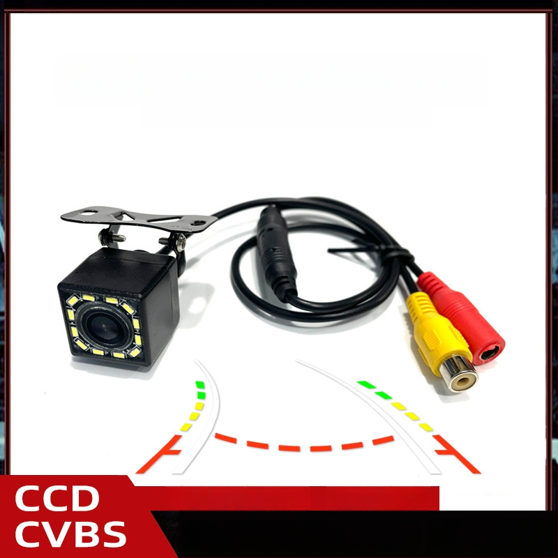 Auto tagurduskamera JF-012, 500TVL lahutusvõime, 170° reguleeritav nurk, 12V toiteallikas, kahekordne video sisend