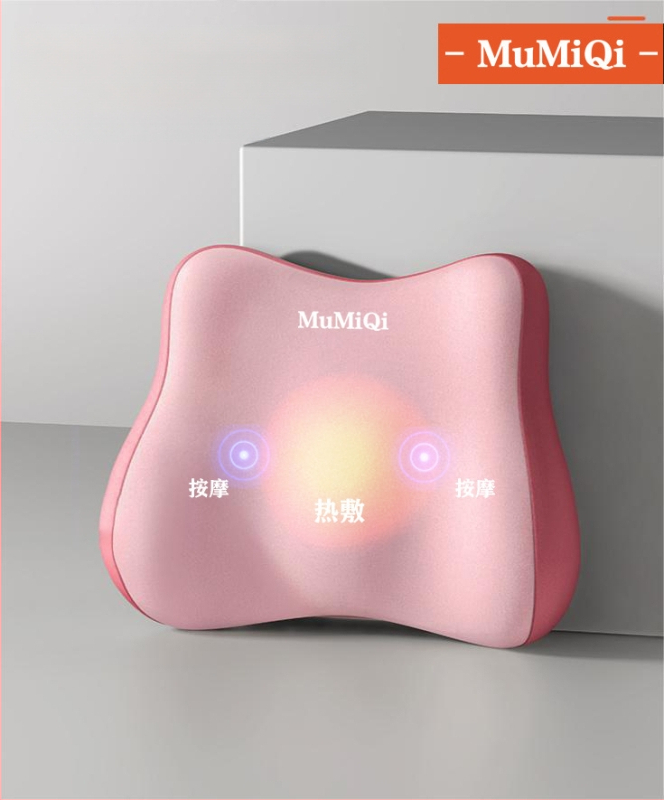 Elektriska masāžas spilventiņš birojā ar apkuri un jostasvietas atbalstu, daudzfunkcionāls jostas spilventiņš ar atmiņas putu pildījumu, Drikong materiāls