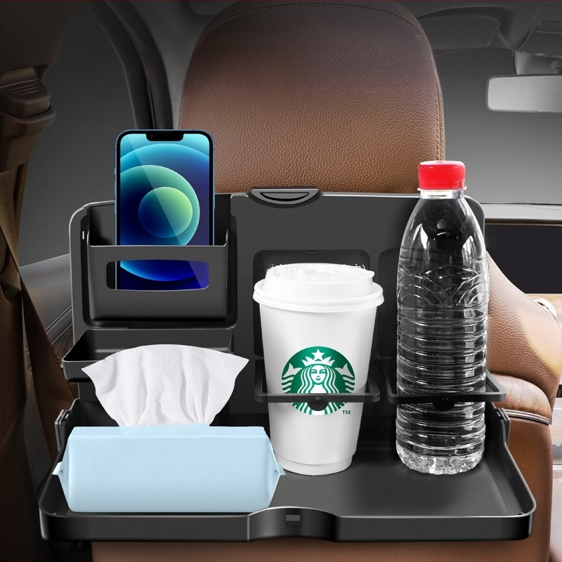 Galinis sulankstomas staliukas automobiliui, plastikinis, daugiafunkcinis, sienos montavimas, universalus