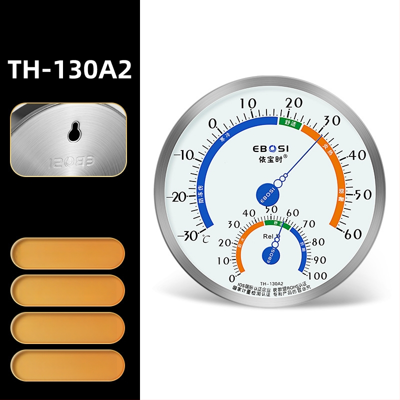 Măsurător de temperatură și umiditate pentru interior, cu precizie înaltă, marca Yiboshi; potrivit pentru locuințe, laborator, farmacie, seră și depozit