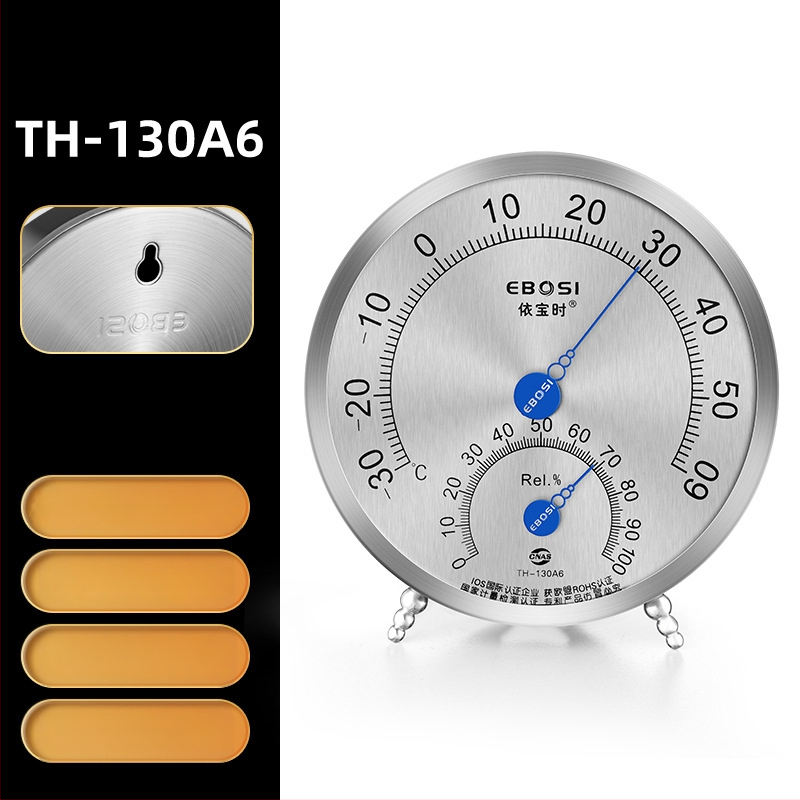 Măsurător de temperatură și umiditate pentru interior, cu precizie înaltă, marca Yiboshi; potrivit pentru locuințe, laborator, farmacie, seră și depozit