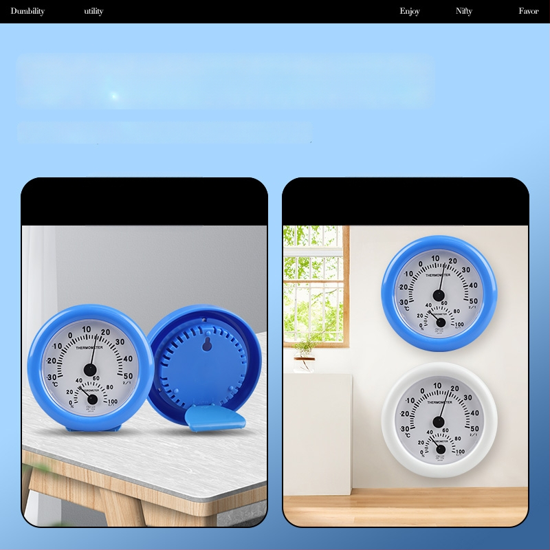 Crecer CR-17 Iekštelpu termohigrometrs; dubultā uzstādīšana (vertikāli vai pakārts); augsta precizitāte temperatūras un mitruma mērīšanai bērnu un vecāku telpām