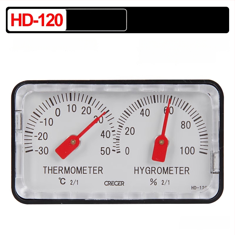 Crecer CR-17 Iekštelpu termohigrometrs; dubultā uzstādīšana (vertikāli vai pakārts); augsta precizitāte temperatūras un mitruma mērīšanai bērnu un vecāku telpām