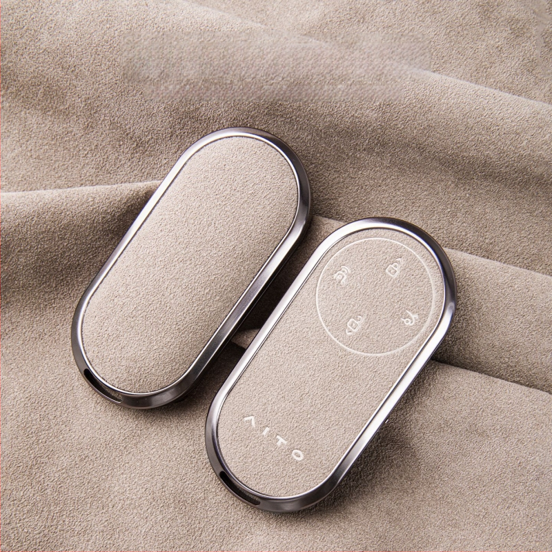 Binpai Alcantara futrola za ključ za Wenjie M9/M8 (24/25 modela) — vrhunski suede završetak, nije prilagodljivo