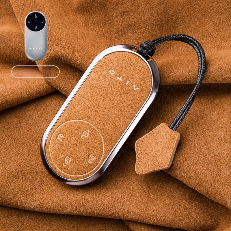 Binpai Alcantara futrola za ključ za Wenjie M9/M8 (24/25 modela) — vrhunski suede završetak, nije prilagodljivo