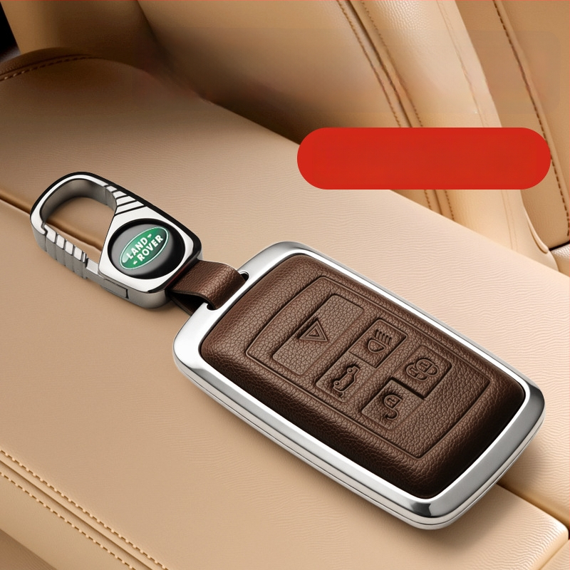Land Rover võtmeümbris — ühildu Range Rover Evoque, Discovery 4, Velar, Freelander 2, Defender (Materjal: tsinkide segu; Bränd: PCS; Stiil: äriline; Kohandamine: Jah)