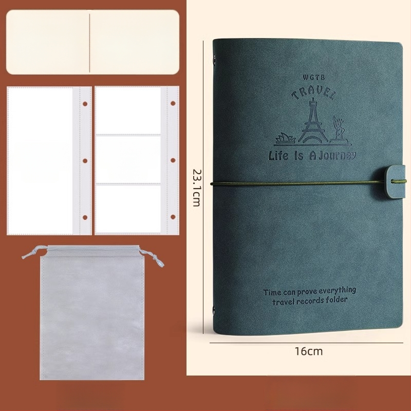 PU odos knyga depozitų ir bilietų laikymui – filmo bilietas, traukinio bilietas ir greitojo traukinio bilietas – Prekės ženklas Reverse, Modelis Bill collection book, Produkto kodas 766439295239