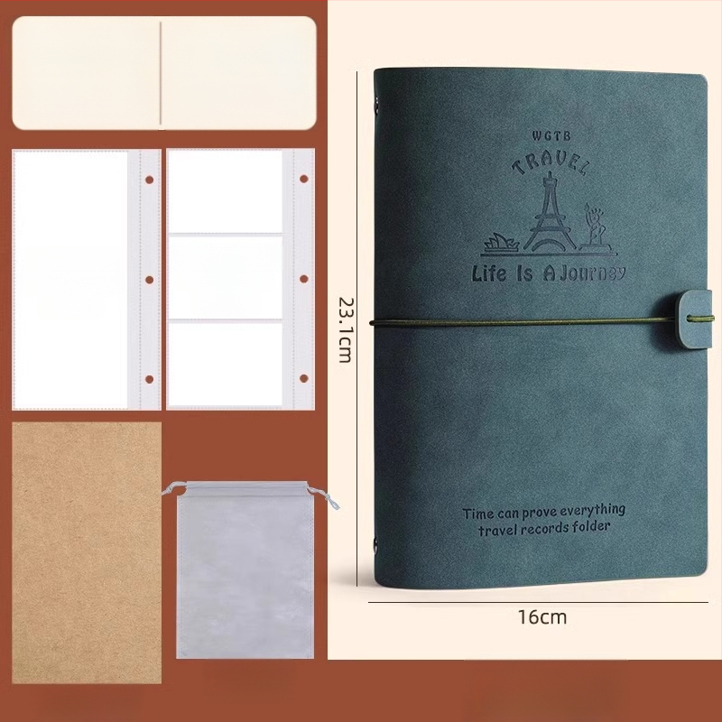 PU odos knyga depozitų ir bilietų laikymui – filmo bilietas, traukinio bilietas ir greitojo traukinio bilietas – Prekės ženklas Reverse, Modelis Bill collection book, Produkto kodas 766439295239