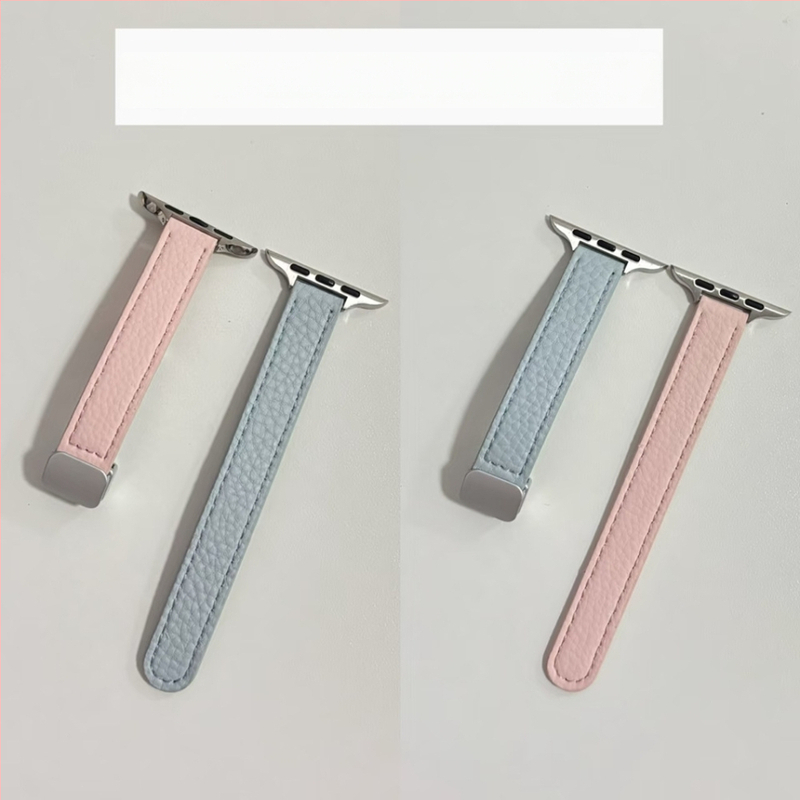 Кожена каишка за часовник Forest Wolf, естествена кожа, магнитно закопчаване, модерен стил