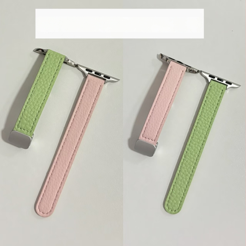 Кожена каишка за часовник Forest Wolf, естествена кожа, магнитно закопчаване, модерен стил