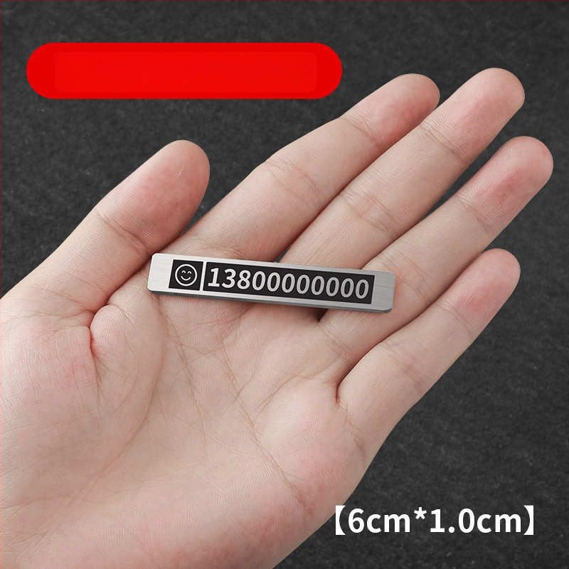 Pagaidāmā stāvvietas numura plāksne automašīnai, metāla rotājums numura pārvietošanai, pielāgošana pieejama; logotipa drukāšana nav iespējama; modelis: sīkāka informācija