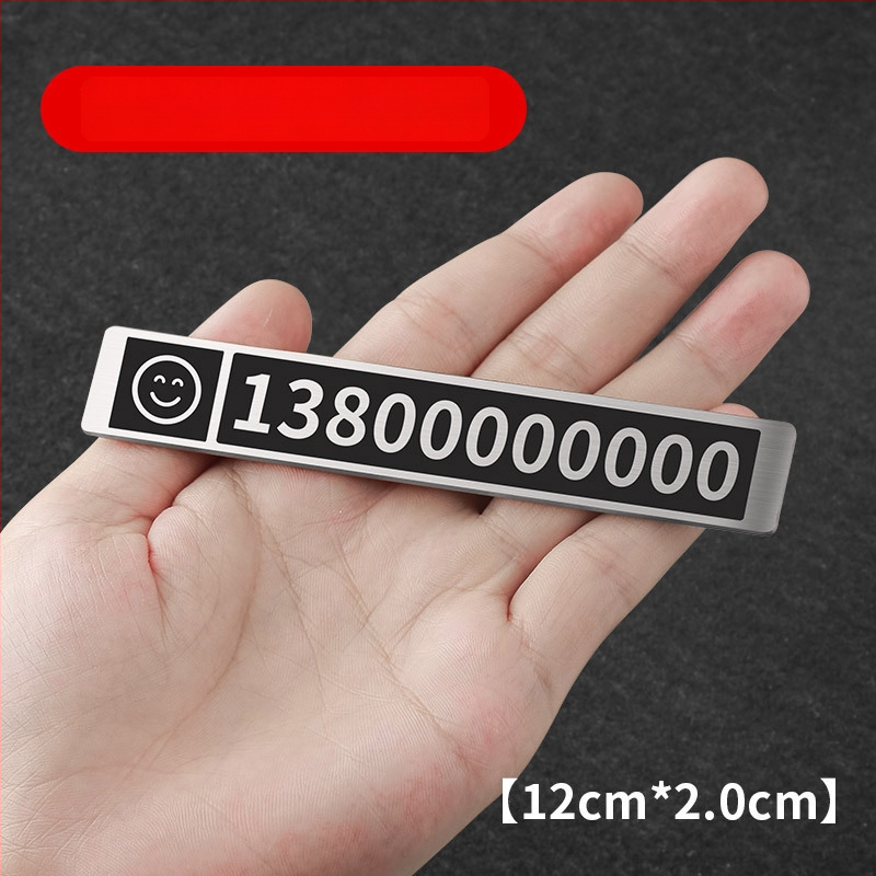 Pagaidāmā stāvvietas numura plāksne automašīnai, metāla rotājums numura pārvietošanai, pielāgošana pieejama; logotipa drukāšana nav iespējama; modelis: sīkāka informācija