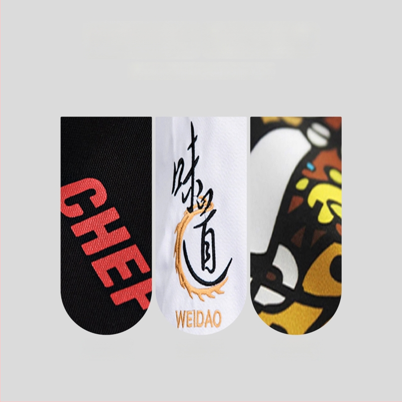 Meeste pikkade varrukatega polüestrist sviiter logoga, kohviku/teemaja personali jaoks