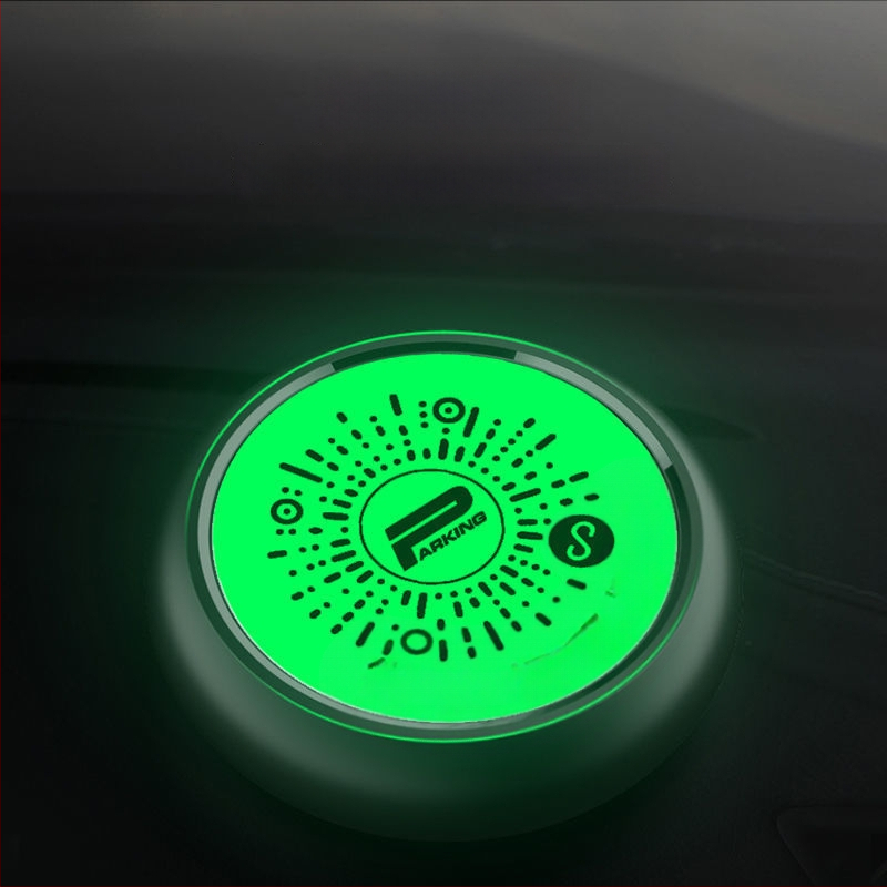 Elektroniska metāla pagaidu stāvvietas plāksne ar QR kodu un gaismas efektu