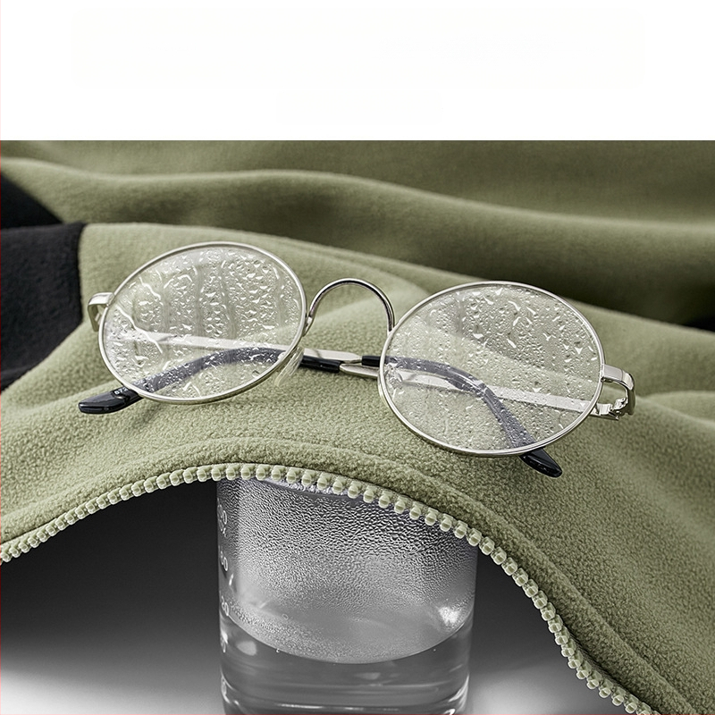 Unisex flīsa jaka – kardigāna stila ar kontrastīgu rakstu, flīsa audums un odere