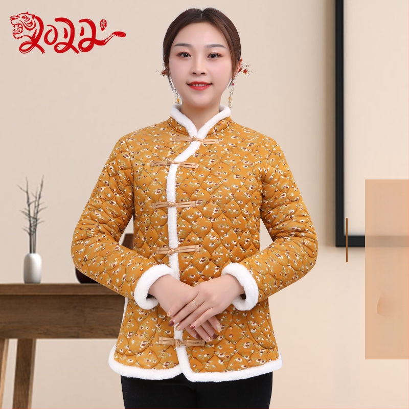 Памучно пухено яке - пълнеж от коприна-памук, Chenille плат, основна тъкан спандекс, Ultra-short дължина, поло яка с пух