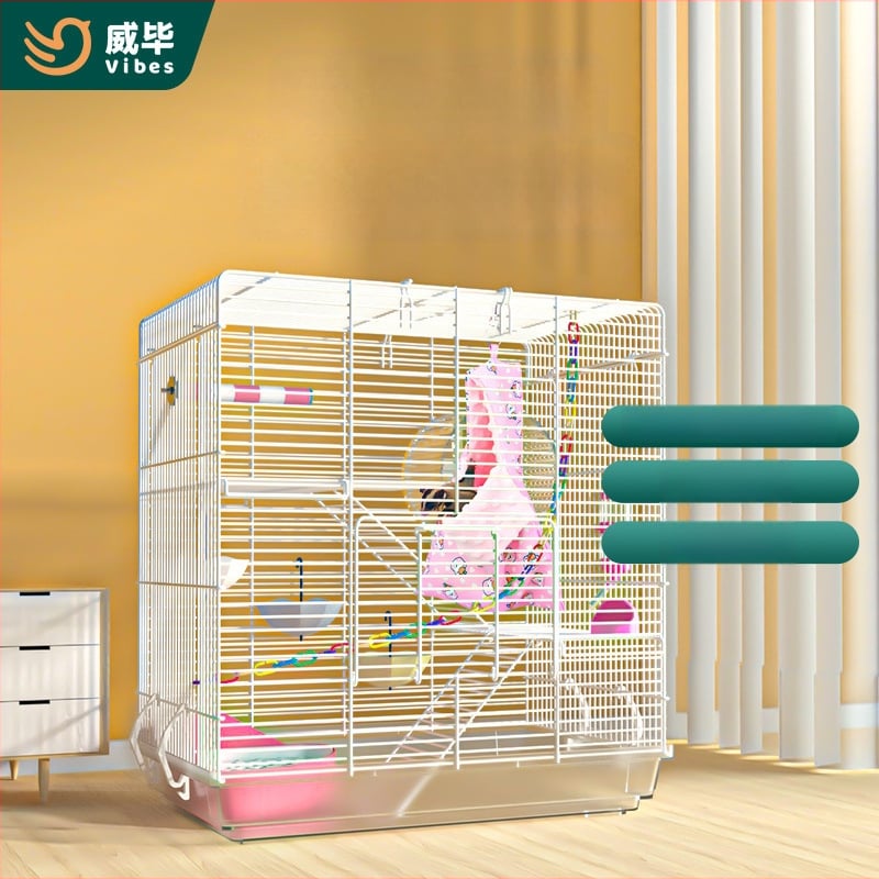 Weibi триетажна клетка за хамстери с стълба и голяма врата