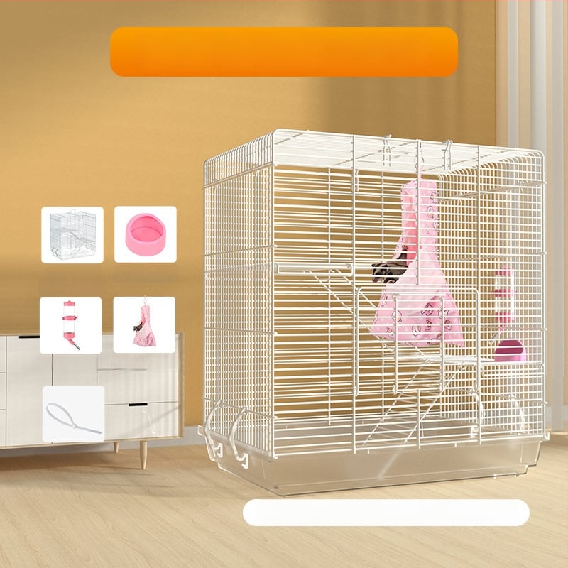 Weibi триетажна клетка за хамстери с стълба и голяма врата