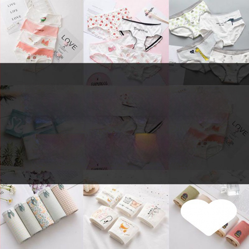 Tüdrukutele puuvillane aluspesu, õmmeldud kangas, keskmise talje, siidist vooder 50–70%, värvide sobiv muster