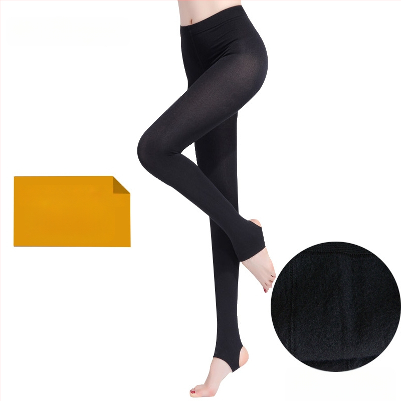 Langsha 1200D μίνι βελούδινα καλσόν μέχρι τον αστράγαλο, άνοιξη-φθινόπωρο, μεσαίο πάχος, plus size, μονόπλευρη περιοχή