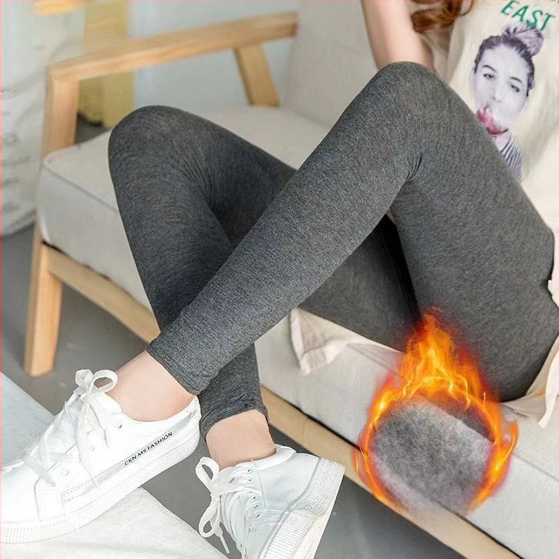 Naiste retuusid - Polüester koos elastaniga, pahkluu pikkus, tihe lõige, keskmise paksusega, ühetooniline