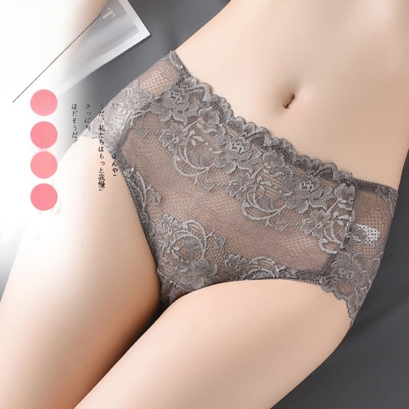 Mežģīņu apakšveļa meitenēm ar vidēju jostas līmeni, neilona audums 90–95%, kokvilnas ieliktnis starp kājām, antibakteriāls, elpojošs