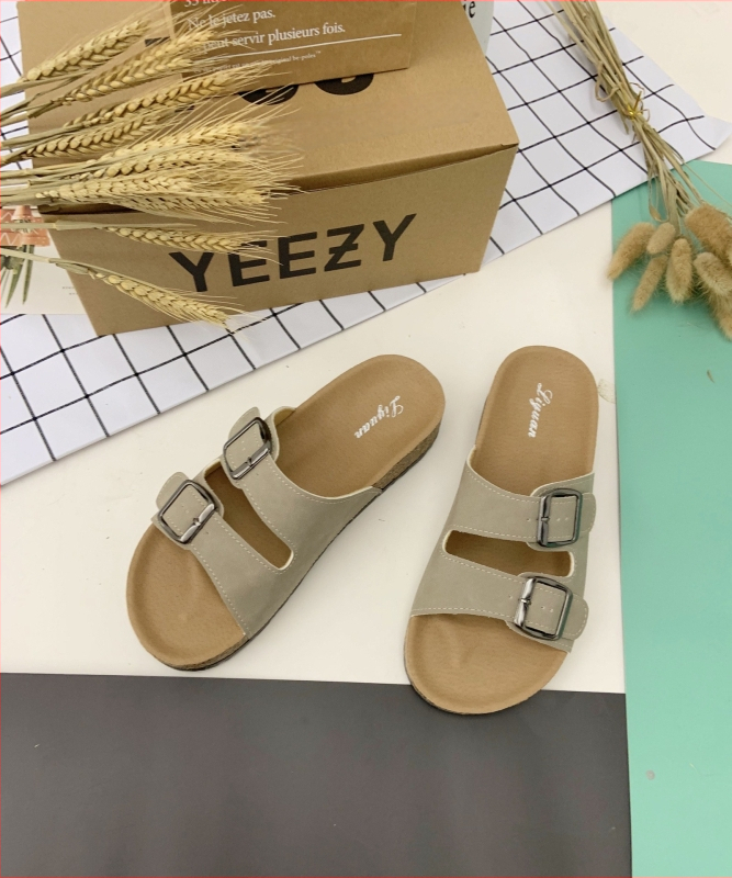 Naiste sandaalid – kahekordne kinnitussüsteem, igapäevaseks kasutamiseks, PVC tald, villane vooder, talla paksus 3–5 cm (Ülemine materjal: kunstlik PU; libisemiskindel)