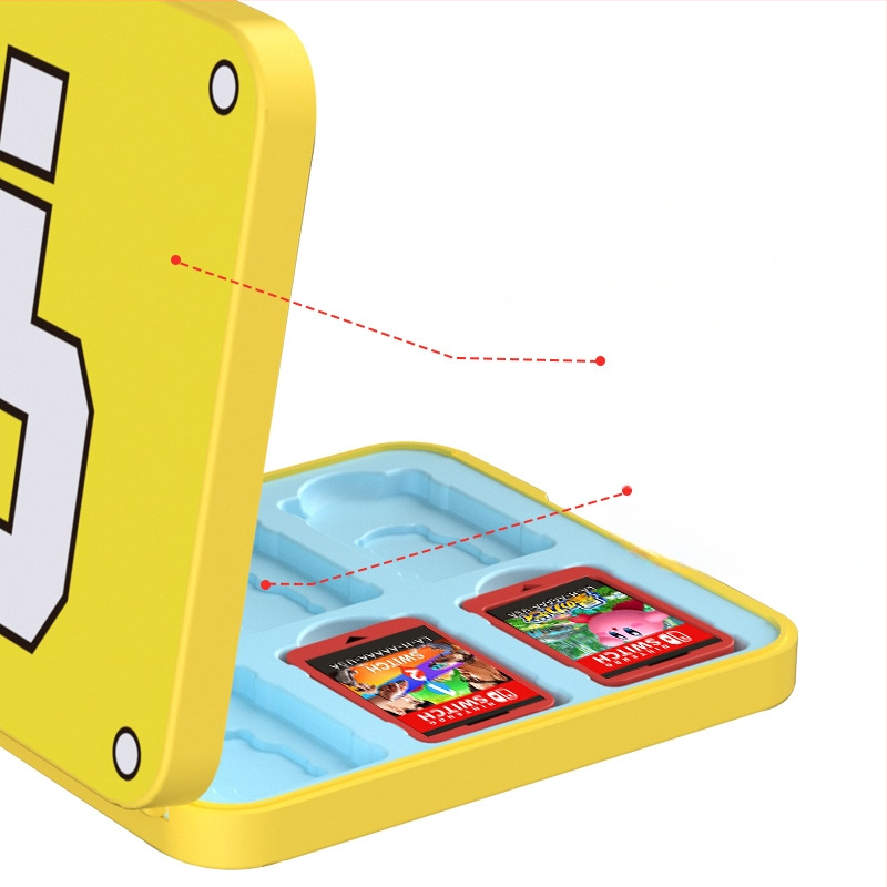 Magnetinė silikono 12 kortelių laikymo dėžutė Nintendo Switch, 90 g