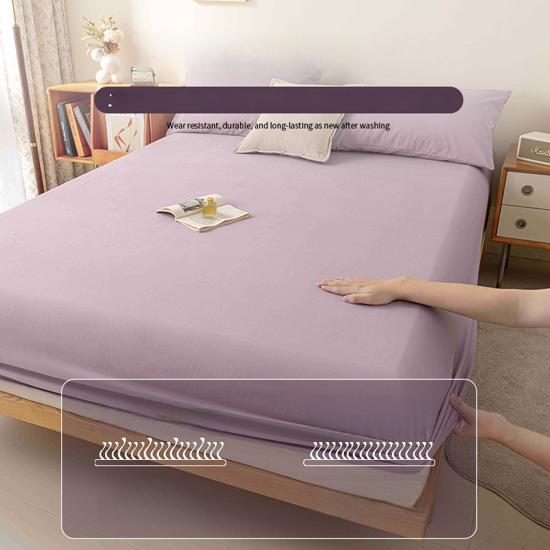 Elastne madratsileht, 100% puuvill, ühtne muster, reaktiivne värvimine, kaasaegne stiil