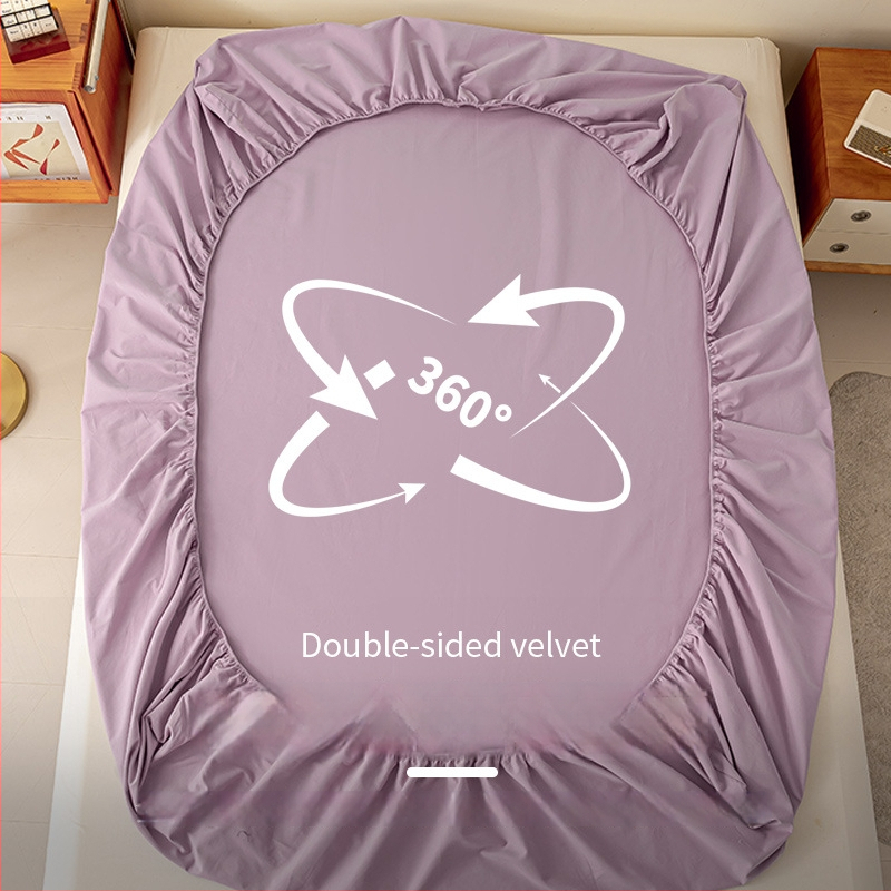 Elastne madratsileht, 100% puuvill, ühtne muster, reaktiivne värvimine, kaasaegne stiil