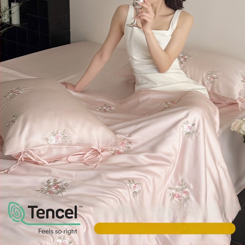 Vasaros antklodė iš Lyocell pluošto, antibakterinis užpildas, siuvinėtas audinys, reaktyvusis spausdinimas ir dažymas, svoris 1,25–1,5 kg