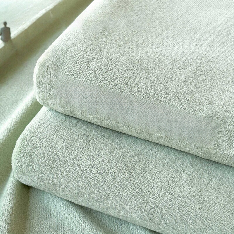 Piimavillase veluurist elastne voodipesu fleece vooder, ääre õmblus, reaktiivne värvimine, talveks