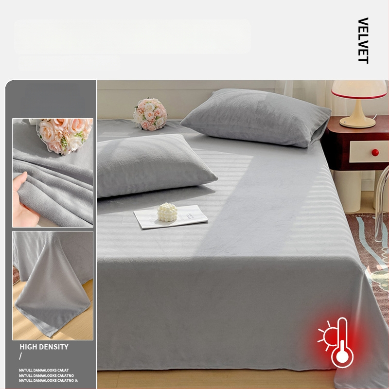 Milk Velvet voodilina talveks, kerge alla 300 g, reaktiivne värvimine, kaasaegne minimalistlik stiil