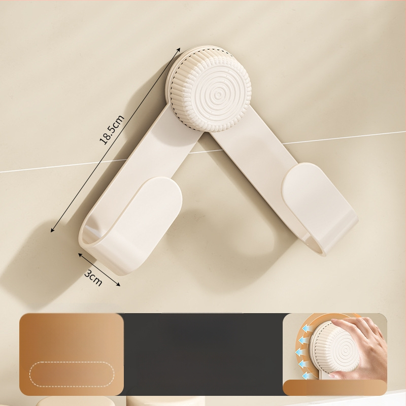 Poti kaane hoidja ventuumsesse kinnituvasse, seinale paigaldatav, ilma puurimata, multifunktsionaalne köögikorraldaja, plastikust