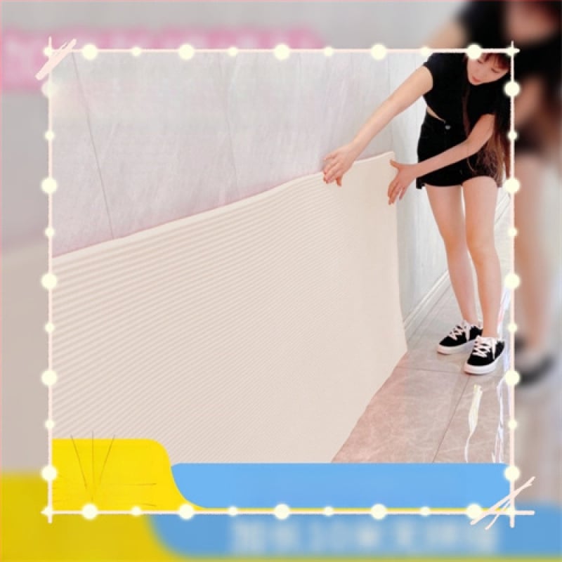 Μαλακή επένδυση τοίχου από ύφασμα για προστασία από κραδασμούς σε τοίχους και κολώνες γυμναστηρίου, Κορεάτικο στυλ, μοτίβο: solid, χωρίς παραμετροποίηση