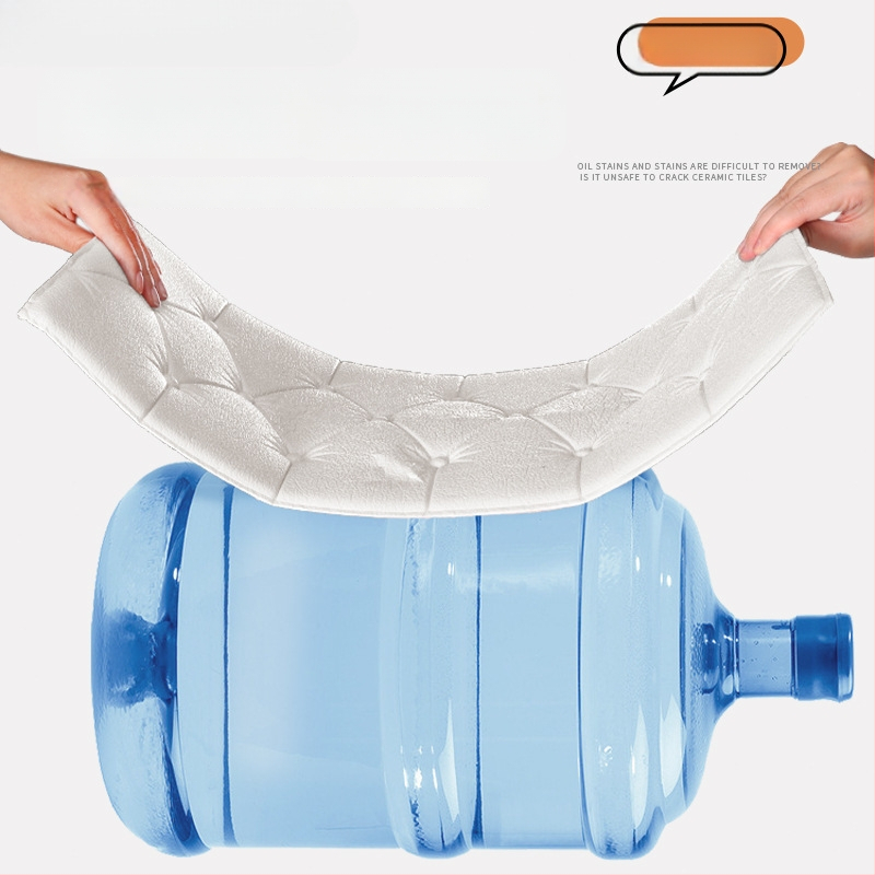 Kokkupõrke vastane seina kleeps XPE vahtmaterjalist, ühetooniline, 1 tükk, magamistuba dekor, lihtne kaasaegne 3D disain