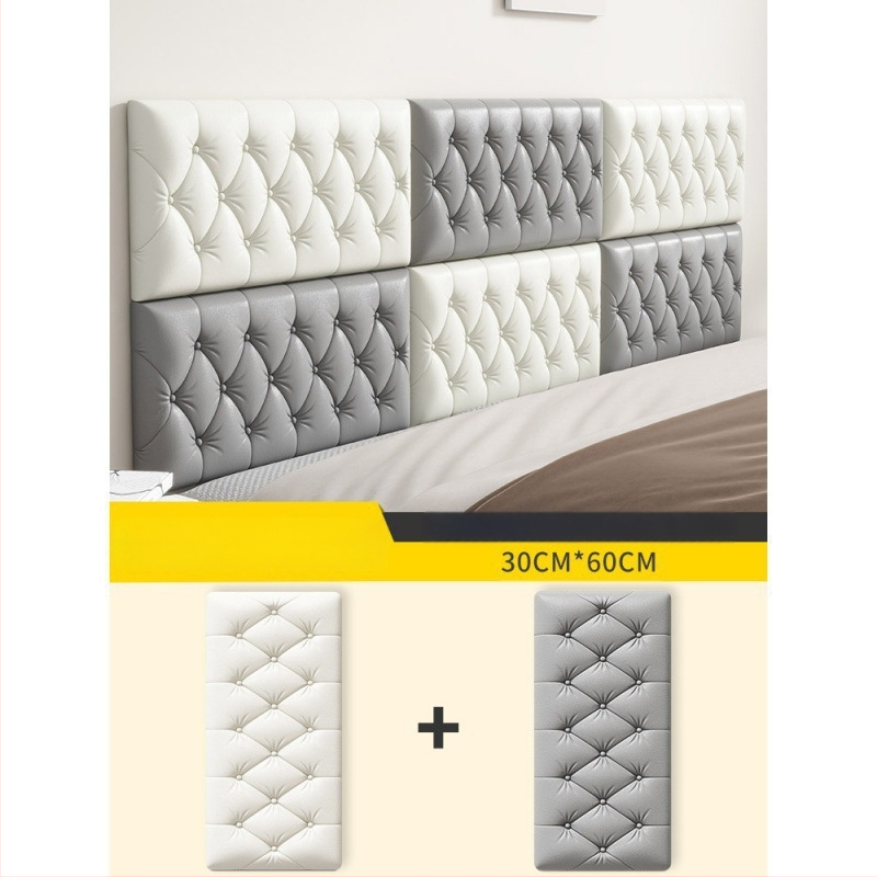 Kokkupõrke vastane seina kleeps XPE vahtmaterjalist, ühetooniline, 1 tükk, magamistuba dekor, lihtne kaasaegne 3D disain