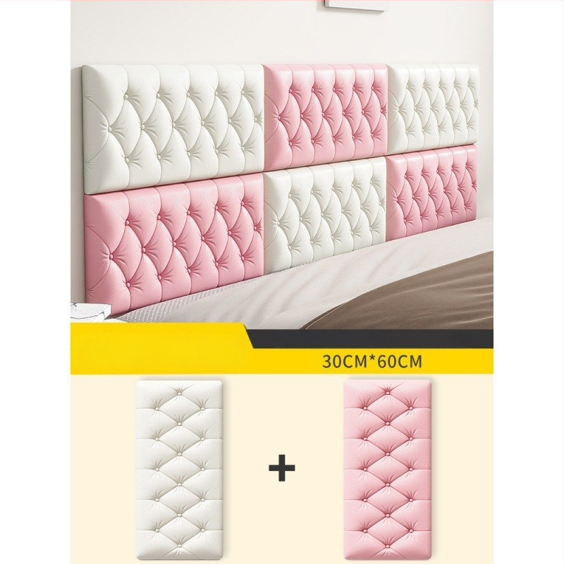 Kokkupõrke vastane seina kleeps XPE vahtmaterjalist, ühetooniline, 1 tükk, magamistuba dekor, lihtne kaasaegne 3D disain