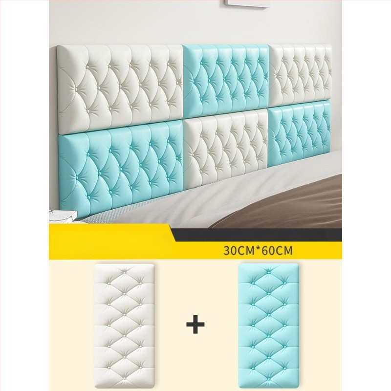 Kokkupõrke vastane seina kleeps XPE vahtmaterjalist, ühetooniline, 1 tükk, magamistuba dekor, lihtne kaasaegne 3D disain