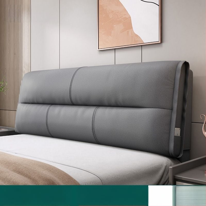 Jastuk za naslonsko uzglavlje kreveta s mekanim navlakom, jednostavan stil, mrežasti uzorak, za dnevni boravak