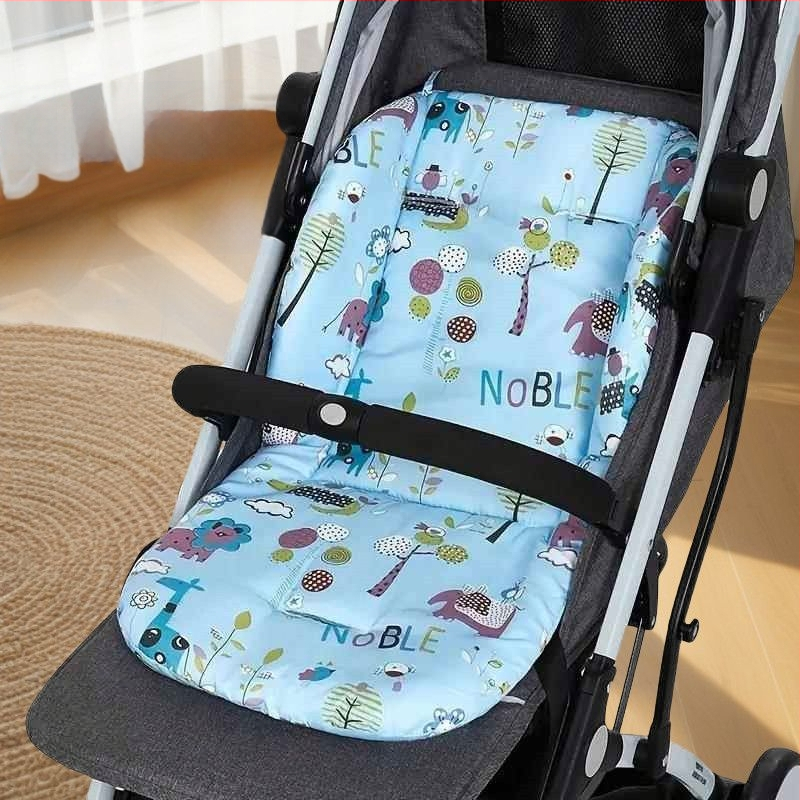Памучна подложка за детска количка, дебела четирисезонна възглавничка за гръб, универсална за столчета за хранене